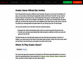 Aviator-game.biz thumbnail