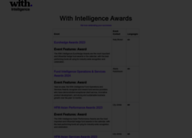 Awards.withintelligence.com thumbnail