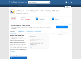 Axa-cari-hesap-takip-programi.software.informer.com thumbnail