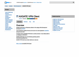 Axgate-vpn-client.updatestar.com thumbnail