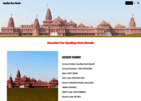 Ayodhyarammandir.com thumbnail
