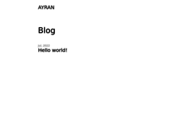 Ayran.com thumbnail