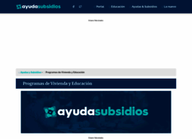 Ayudasysubsidios.com thumbnail