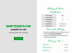 Babettesmith.com thumbnail