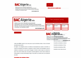 Bacalgerie.info thumbnail Bacalgerie.info thumbnail