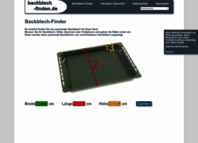 Backblech-finden.de thumbnail