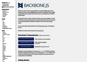 Backbonejs.org thumbnail