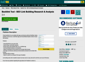 Backlink-tool-seo-link-building-research-analysis-ios.soft112.com thumbnail