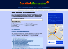 Backlinkgenerator.net thumbnail