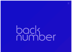 Backnumber.info thumbnail