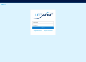 backoffice.lifewave.com at WI. Log In - LifeWave - LifeWave