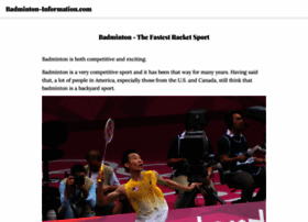 Badminton-information.com thumbnail
