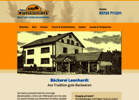 Baeckerei-leonhardt.de thumbnail Baeckerei-leonhardt.de thumbnail