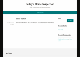 Baileyshomeinspection.com thumbnail