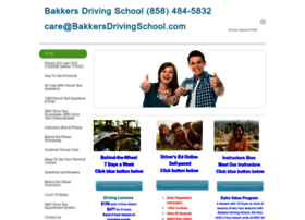 Bakkersdrivingschool.com thumbnail
