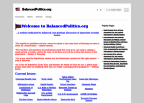 Balancedpolitics.org thumbnail