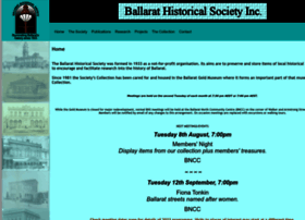 Ballarathistoricalsociety.com thumbnail