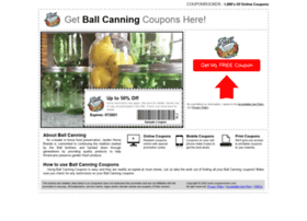 Ballcanning.couponrocker.com thumbnail