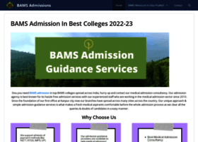Bams-admissions.com thumbnail