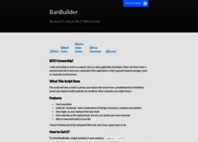 Banbuilder.com thumbnail