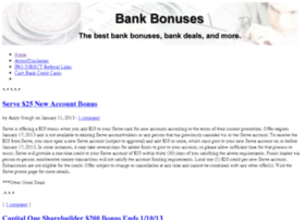 Bankbonuses.info thumbnail