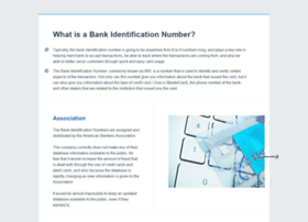 Bankidentificationnumber.net thumbnail