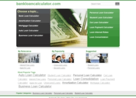 Bankloancalculator.com thumbnail