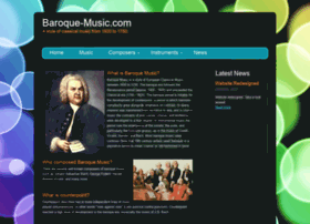 Baroque-music.com thumbnail
