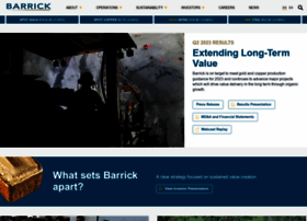 Barrick.com thumbnail