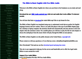 Basicenglishaudiobible.com thumbnail