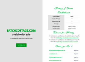 Batchcottage.com thumbnail