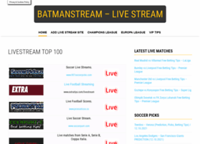  at WI. Livestream TOP 100 - BatmanStream - Free Football  Streaming HD