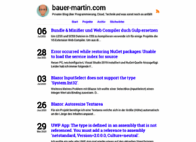 Bauer-martin.com thumbnail