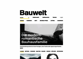 Bauwelt.de thumbnail