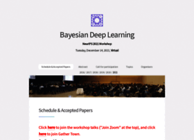 Bayesiandeeplearning.org thumbnail