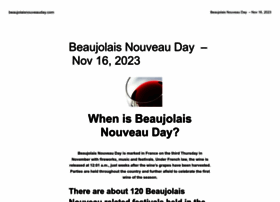 Beaujolaisnouveauday.com thumbnail