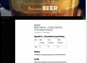 Because-beer.com thumbnail