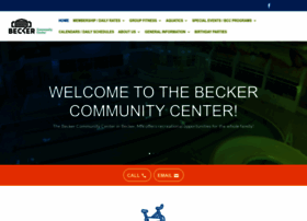 Beckercommunitycenter.com thumbnail