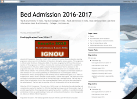 Bedadmission2016-2017.blogspot.in thumbnail