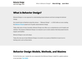 Behaviordesign.info thumbnail