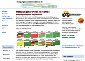 Belegungskalender-kostenlos.de thumbnail