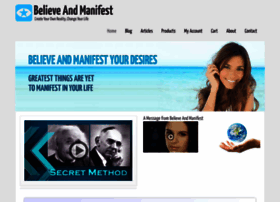 Believeandmanifest.com thumbnail