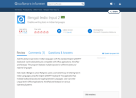 Bengali-indic-input-2.software.informer.com thumbnail