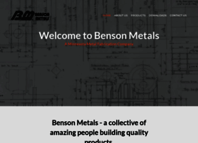 Bensonmetals.com thumbnail