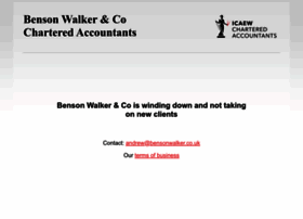 Bensonwalker.co.uk thumbnail