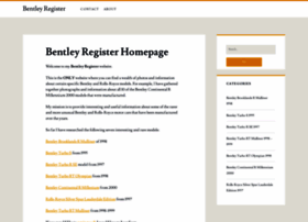 Bentleyregister.com thumbnail