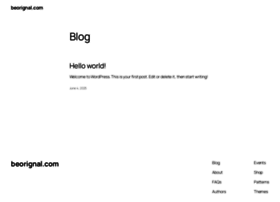 Beorignal.com thumbnail