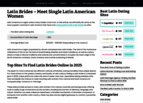 Bestlatinabrides.net thumbnail