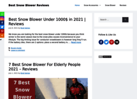 Bestsnowblowersreviews.com thumbnail