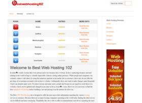 Bestwebhosting102.com thumbnail